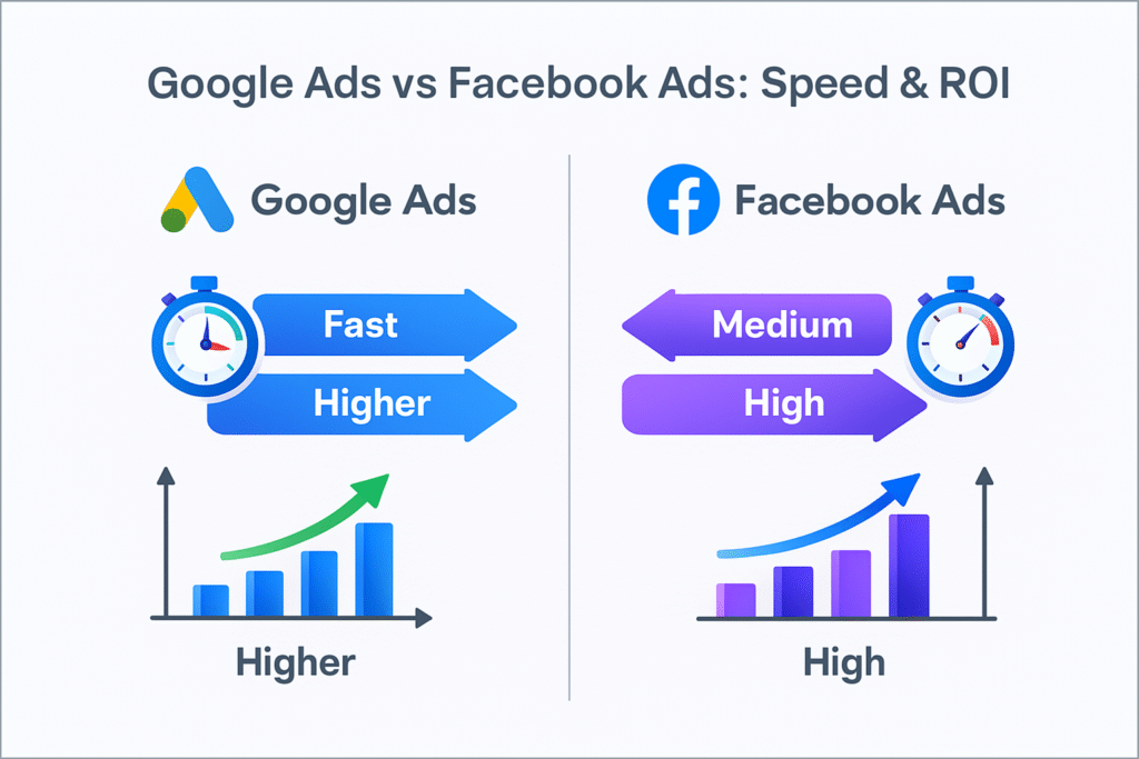 Google ads vs Facebook ads